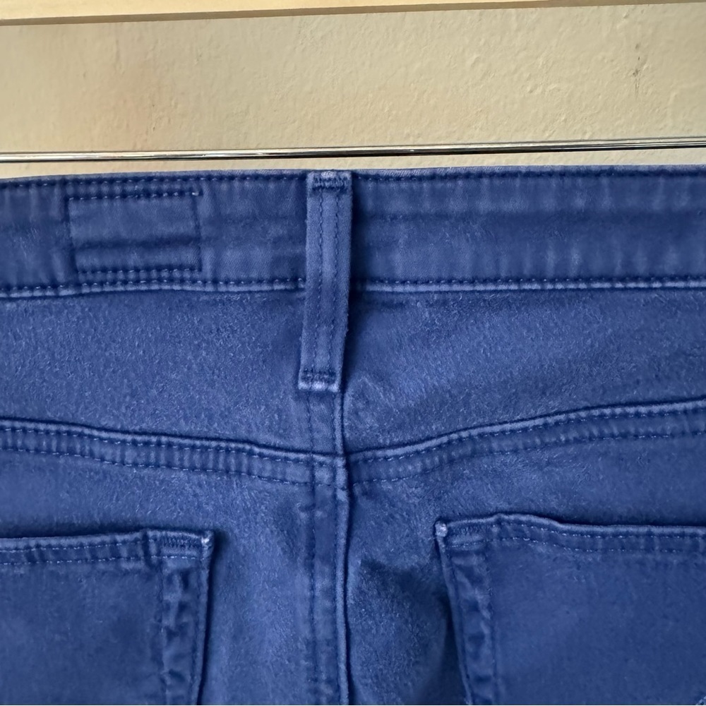 AG Adriano Goldschmidt Prima Cigarette Mid-Rise Stretch Sateen Jeans Royal Blue - Picture 13 of 15
